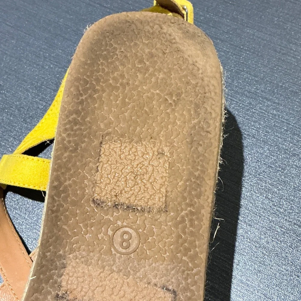 Urban Outfitters Yellow Espadrille Sandals